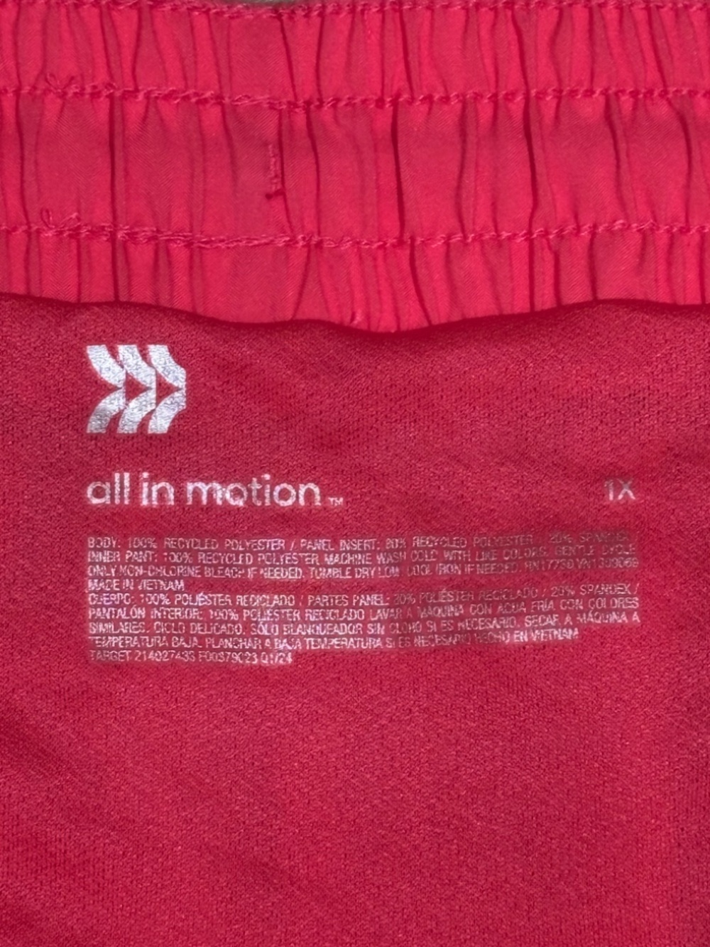 All In Motion Women's Woven Mid-Rise Run Shorts Vibrant Pink - Picture 3 of 16